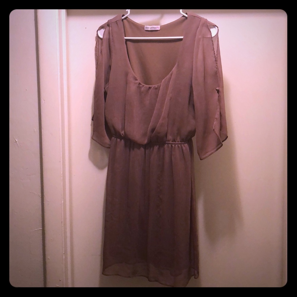 Light brown dress